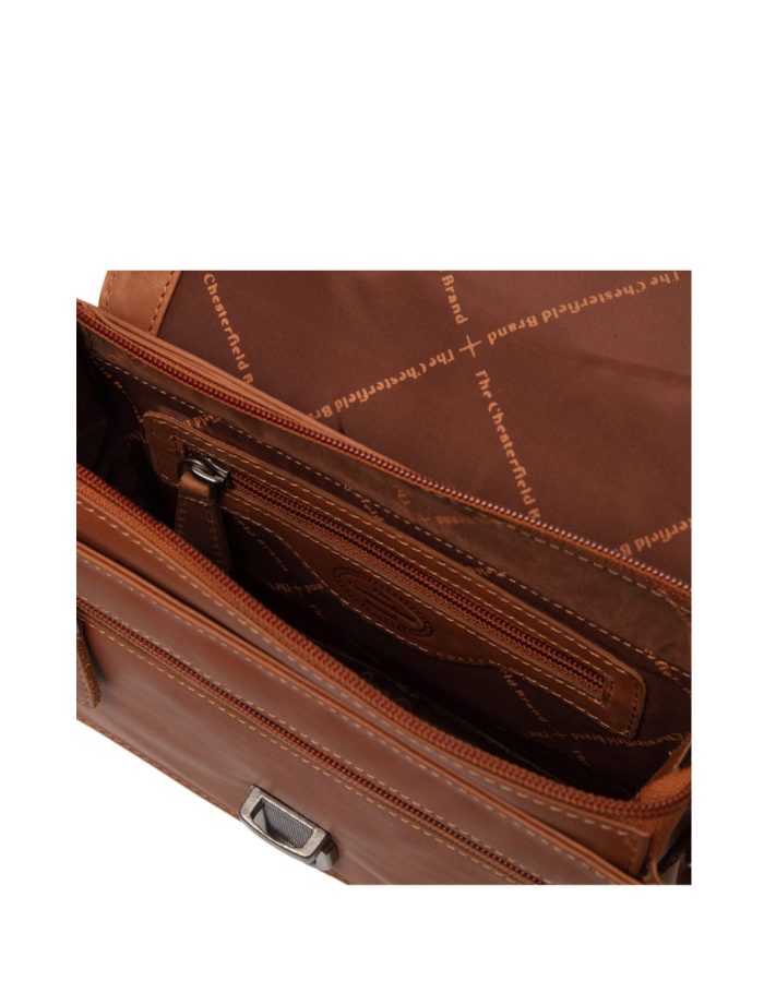 Chesterfield Lucca Δερμάτινη Ανδρική Τσάντα Ώμου / Χιαστί  Ταμπά