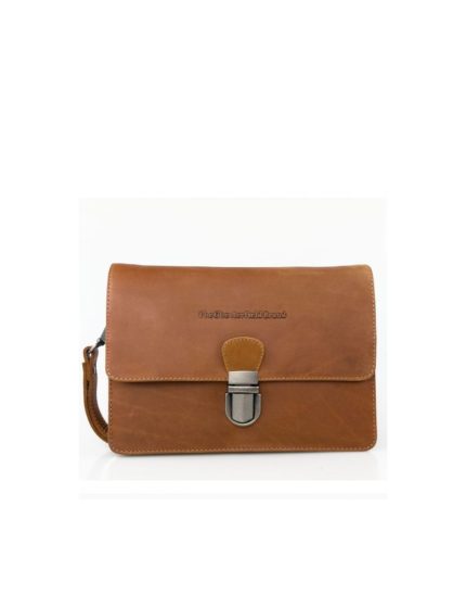 Chesterfield Lucca Δερμάτινη Ανδρική Τσάντα Ώμου / Χιαστί  Ταμπά