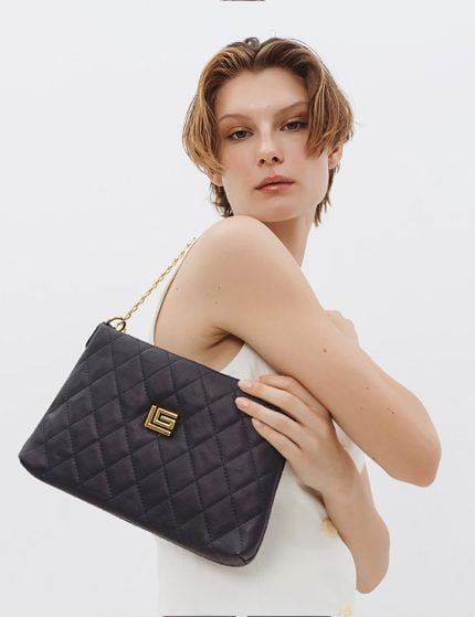 Guy Laroche Crossbody  Δερμάτινη Τσάντα Ταμπά