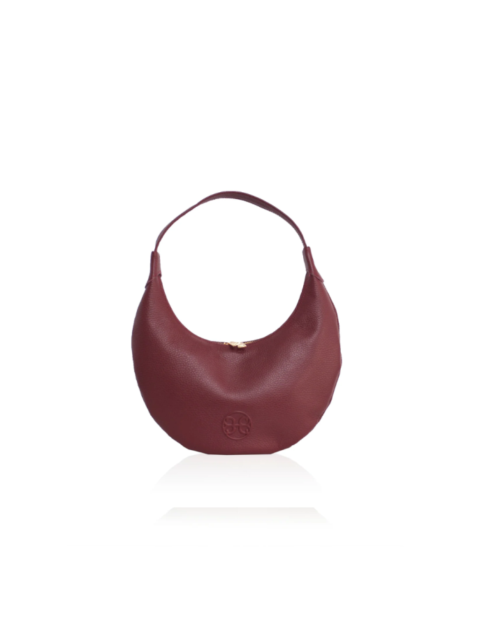 Bonendis Ophelia Small Leather Bag Cherry Red