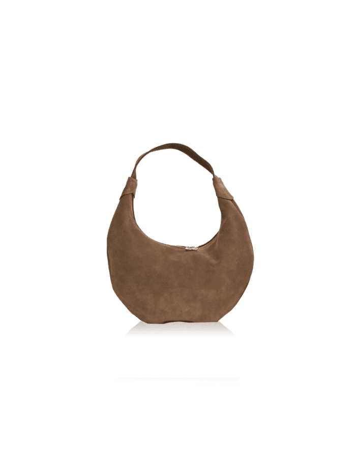 Bonendis Ophelia Small Leather Bag Mocca Suede