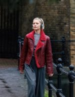 Urbancode London Jacket με Φερμουάρ Διπλής Όψης Cherry