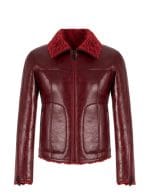 Urbancode London Jacket με Φερμουάρ Διπλής Όψης Cherry