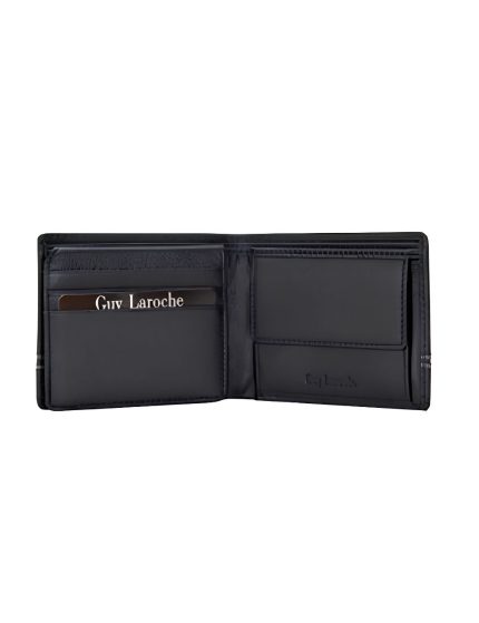 Guy Laroche 48306 Δερμάτινο Πορτοφόλι Μαύρο