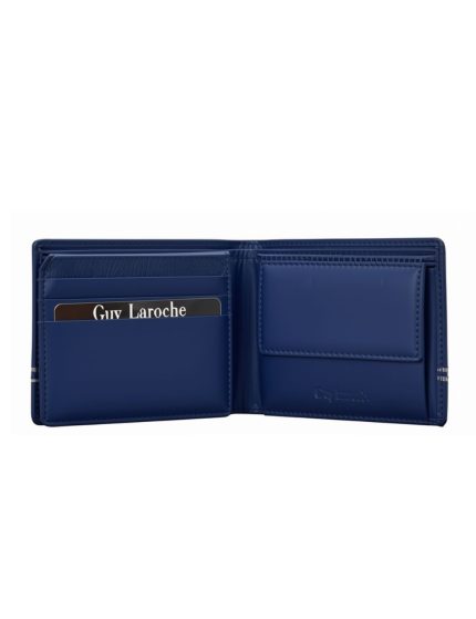 Guy Laroche 48306 Δερμάτινο Πορτοφόλι Μπλε