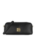 Guy Laroche 128 Δερμάτινη Τσάντα Ώμου Μαύρη
