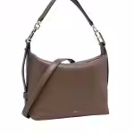 Furla Tonie Δερμάτινη Τσάντα Ώμου Πούρο