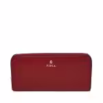Furla Camelia Μεγάλο Δερμάτινο Πορτοφόλι Μπορντό