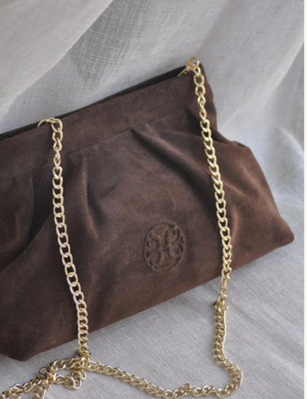 Bonendis Kiss Pouch Choco Suede
