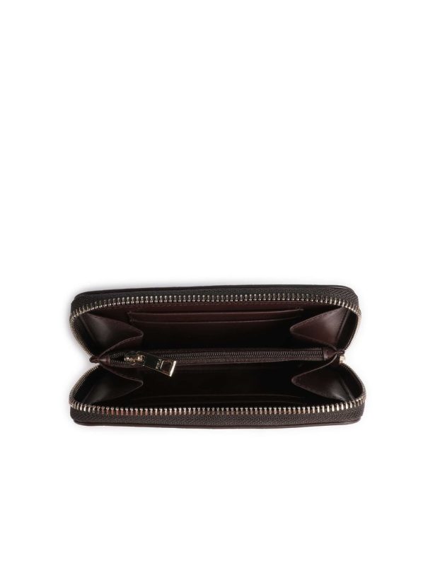 Furla Camelia Μ Croco Πορτοφόλι Καφέ